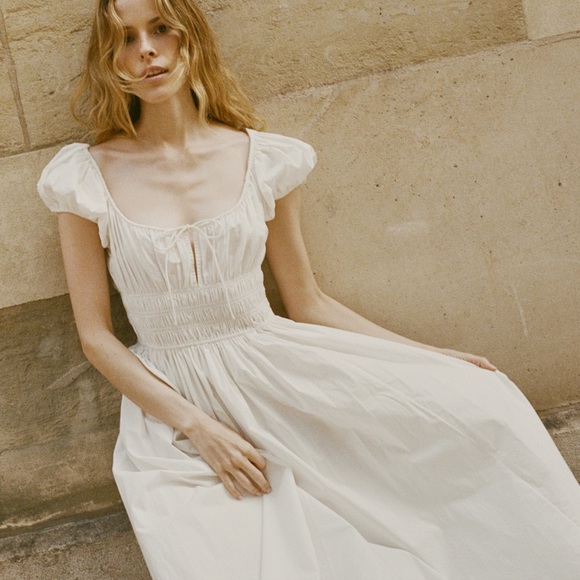 Doen Quinn Dress White Salt XS - Picture 2 of 6